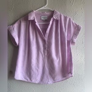 FRNCH women’s Lavender Button Down Shirt